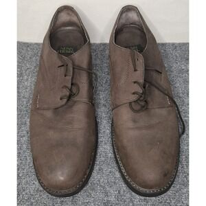 Nunn Bush Dress Shoes Mens 14 M‎ Cam Moc Toe Oxford Brown Leather Lace Up 301173